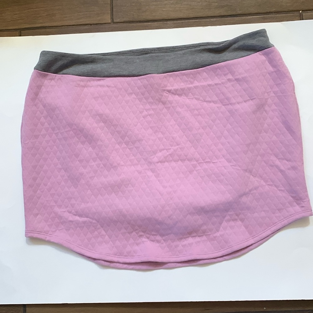 Adidas Tour Quilt Skort Purple Gray Size XL